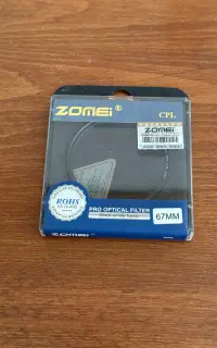 فیلتر لنز پلاریزه زومی Zomei CPL 67mm