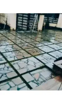 سرامیک کاشی سنگ  کاری روشویی لکه گیری