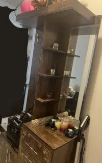 جالباسی و جاکفشی آینه دار mdf