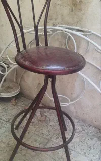صندلی فرفوژه پایه بلند(اپن)