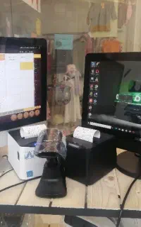 صندوق فروشگاهی ترازو بارکدخوان پرینتر
