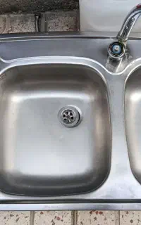 سینک دوقلو  و شیر اهرمی