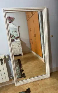 آینه قدی بزرگ همراه قاب چوبی جنس عالی
