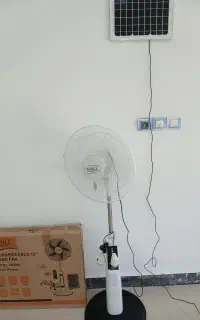 پنکه خورشیدی باتری دار کیفیت بالا