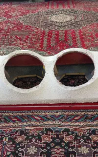 طاقچه سه بعدی.میدرنج.باند خربزه ای