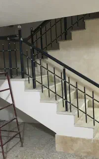 نرده استیل حفاظ استاتیک آهنی