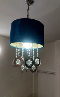 لوستر همراه ۲عدد آباژور