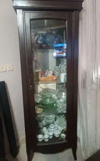 بوفه چوبی پشت آینه دار