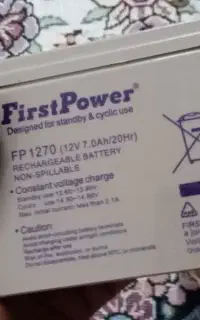 باتری سیلد اسید 12V 7Ah فرست پاور FP 1270S