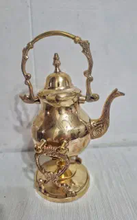 قوری وارمر دار جنس برنج درجه یک برنز