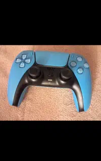 دسته ps 5 آبی روشن