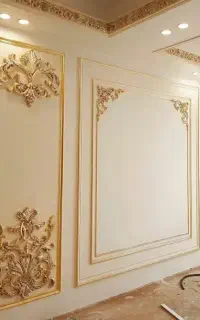 گچکاری گچبری ابزار زنی قاب بندی پیش ساخته