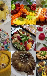 انواع فینگرفودژله دسرسالاد مزه جات و...