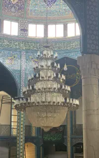 لوستر مسجدی مدل شکوه محراب طراحی ویژه اماکن مذهبی