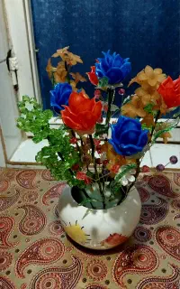 درختچه و گل کریستالی دست ساز