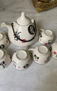 قوری بافنجون وسه تا قندان خارجی