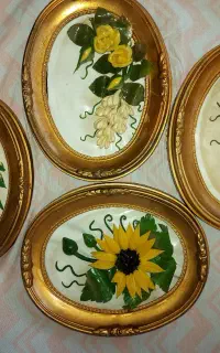 گل و گلدان تابلو گل چینی