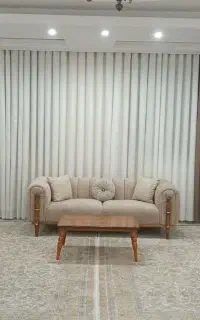 ساده،اقتصادی ،شیک پرده های حریرو مخمل هازان