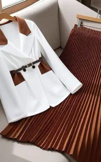 پلیسه انواع پارچه