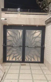 درب برقی و سایه بان برقی