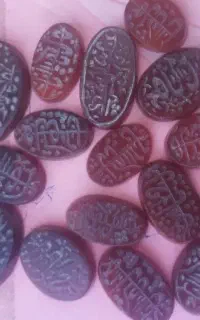 نگین عقیق خط کوفی