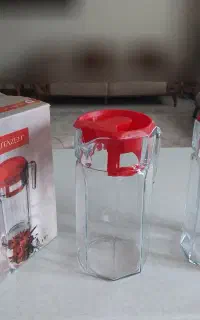 دو عدد پارچ (کاملا نو)،ظرف پیرکس بورجام،اردور خوری
