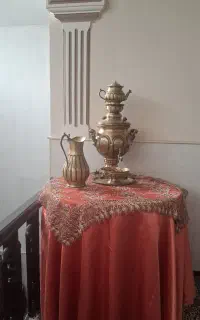 میز خاطره و سماور گازی