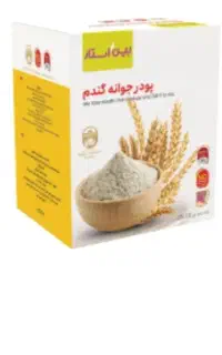 چاقی صورت با جوانه گندم
