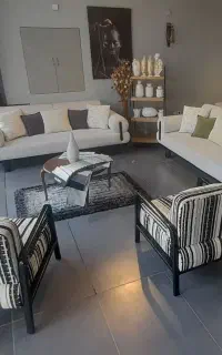 مبل هدیه ۸نفره چوب نما راش ۹۹ت نقدی مدت محدود