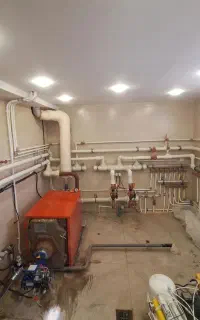اجرای تاسیسات موتورخانه بوستر پمپ آب آتش استخر