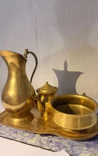پا سماوری برنجی