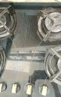 گاز شیشه ایی ۴شعله سالم