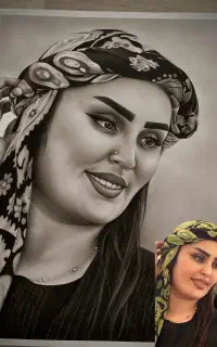 نقاشی مداد رنگ