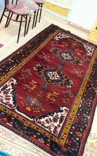 تخته فرش دستبافت قدیمی و اصیل عشایری