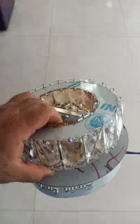 لوستر مدرن دو عدد مربع و دایره