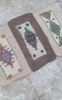 نمد. فرش.تشک از پشم طبیعی و دمانی برای دیسک کمرو..