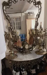 فروش/خریدار آینه و شمعدان برنزی در تمام نقاط