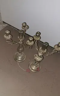 یک جفت شمعدانی سلطنتی آنتیک