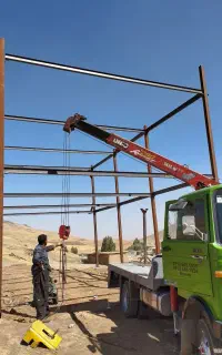 جرثقیل کفی خاور اجاره ای