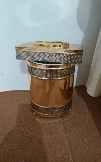 جا دستمال کاغذی و سطل زباله