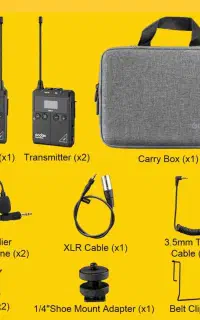 میکروفون UHF حرفه ای گودکس WMIC S1