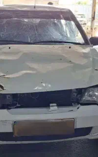 پراید ۱۳۲ مدل ۹۵ تصادفی