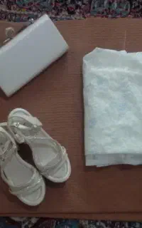 چادر کیف کفش  عروس ست