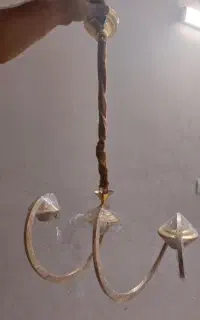 لوستر فنری ۳ شعله