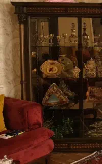 بوفه چوبی  انتیک و سالم