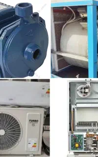 سرویس‌کار و تعمیرات پکیج، آبگرمکن، اسپیلت کولر آبی