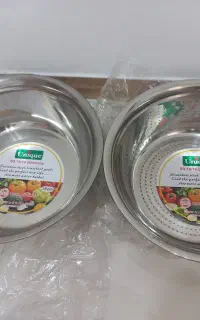 آبکش و لگن استیل یونیک اصلی زیرقیمت کل بازار