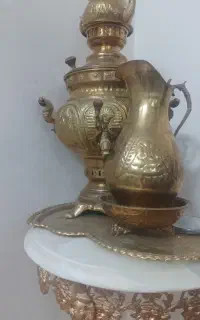 ست کامل سماور برنجی