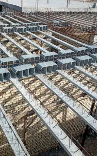 قالب بندی شناژبندی آرماتوربندی تیرچه اسکلت بتنی
