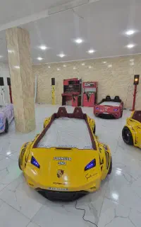 تخت ماشینی لوکس مناسب کودک تا ۲۰ سال
